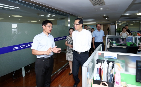 上海交通大學高級金融學院副院長潘杰一行蒞臨社科賽斯暨中國MBA教育網